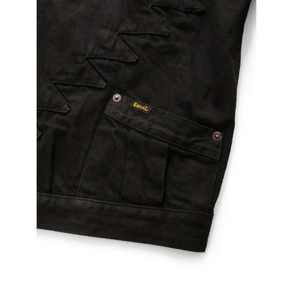 Kapital 11.5oz Black x Black Denim Thunderbird Jacket