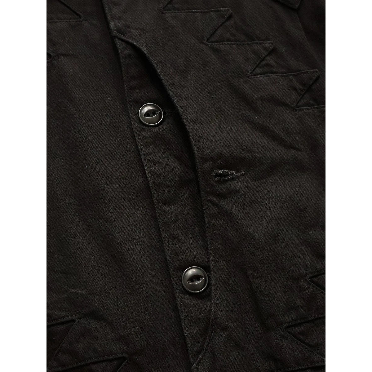 Kapital 11.5oz Black x Black Denim Thunderbird Jacket