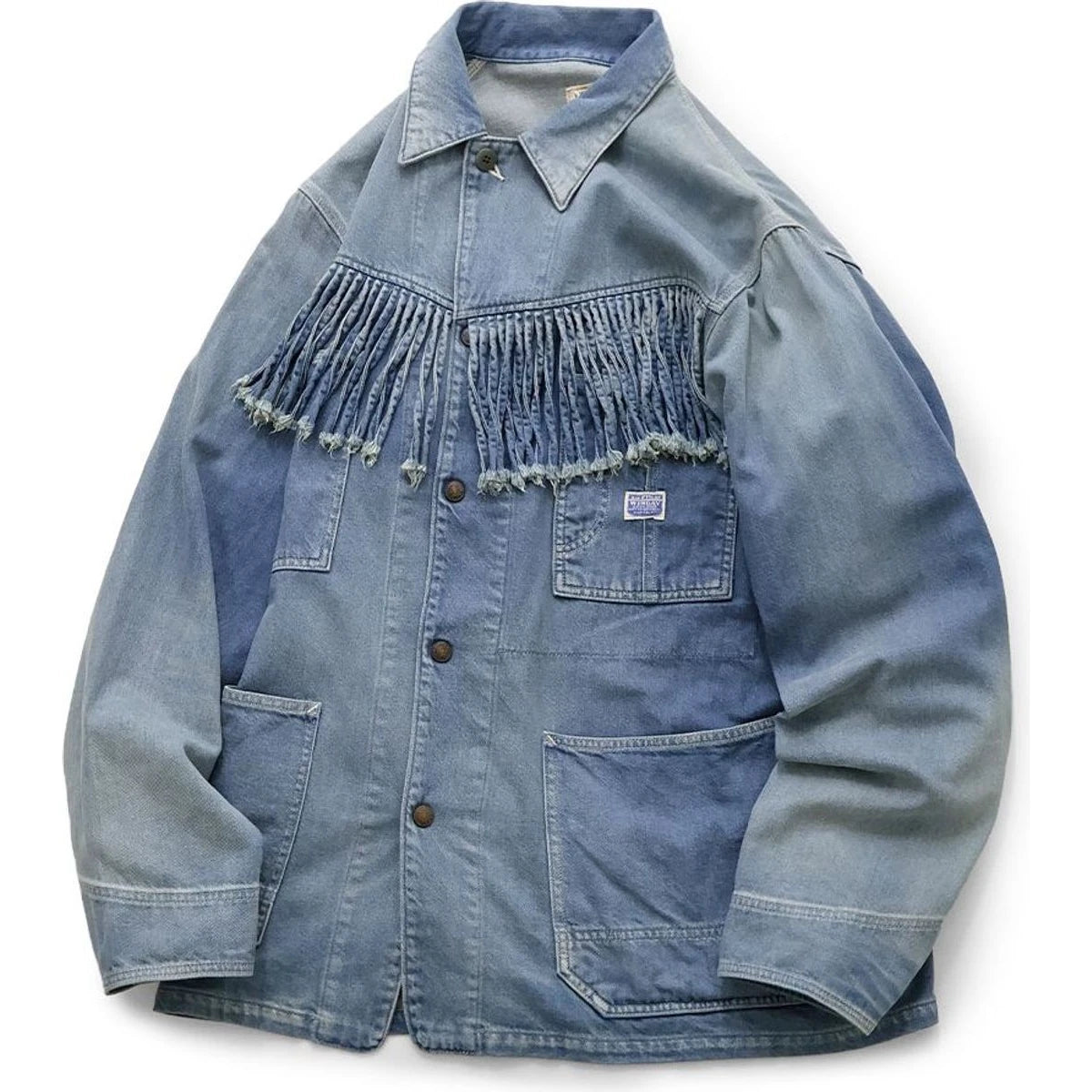 Kapital 11.5oz Denim Fringed Coveralls