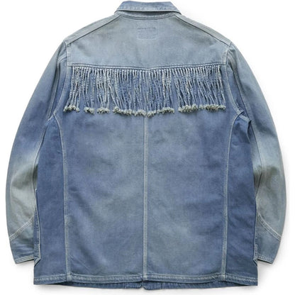 Kapital 11.5oz Denim Fringed Coveralls