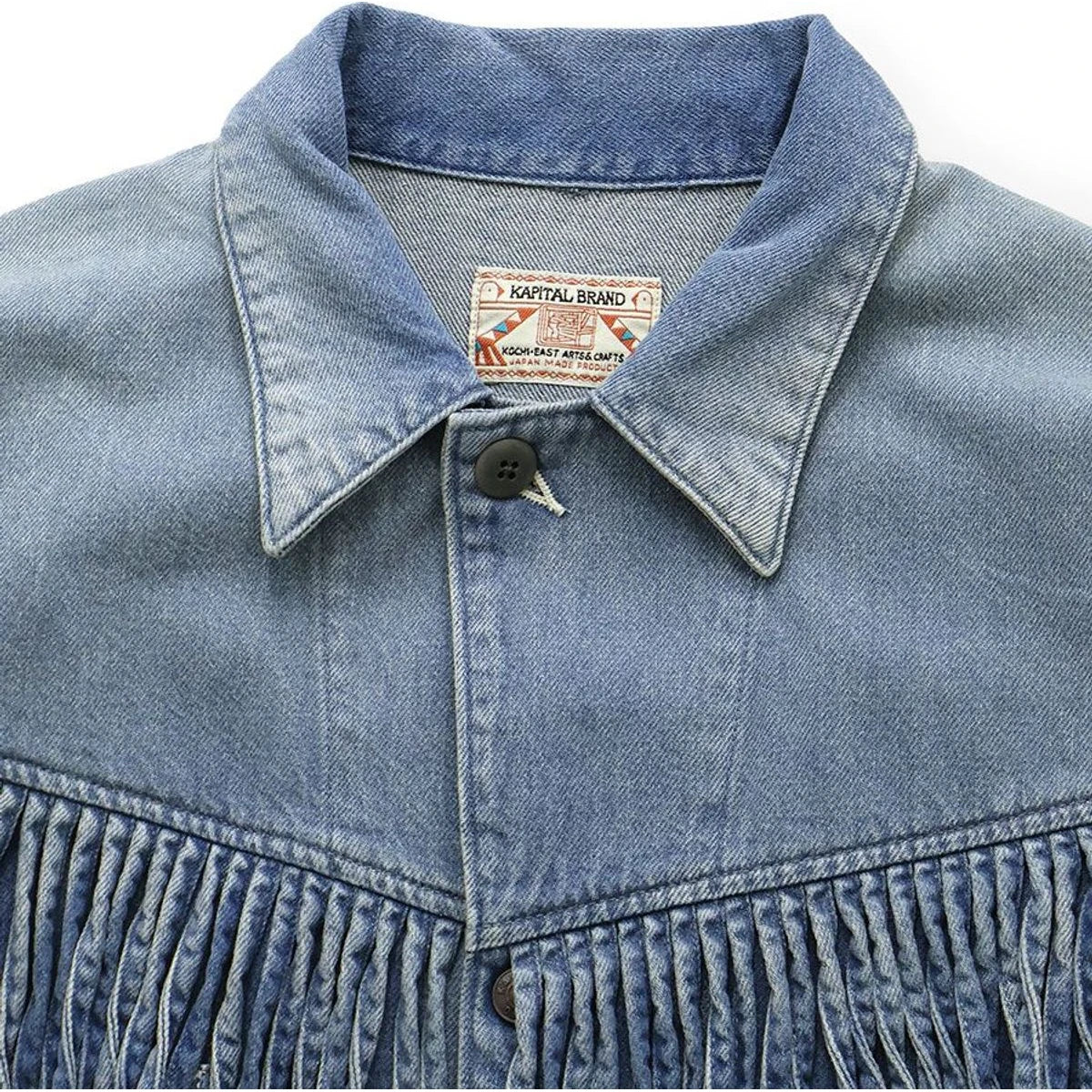 Kapital 11.5oz Denim Fringed Coveralls