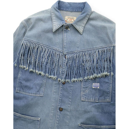 Kapital 11.5oz Denim Fringed Coveralls