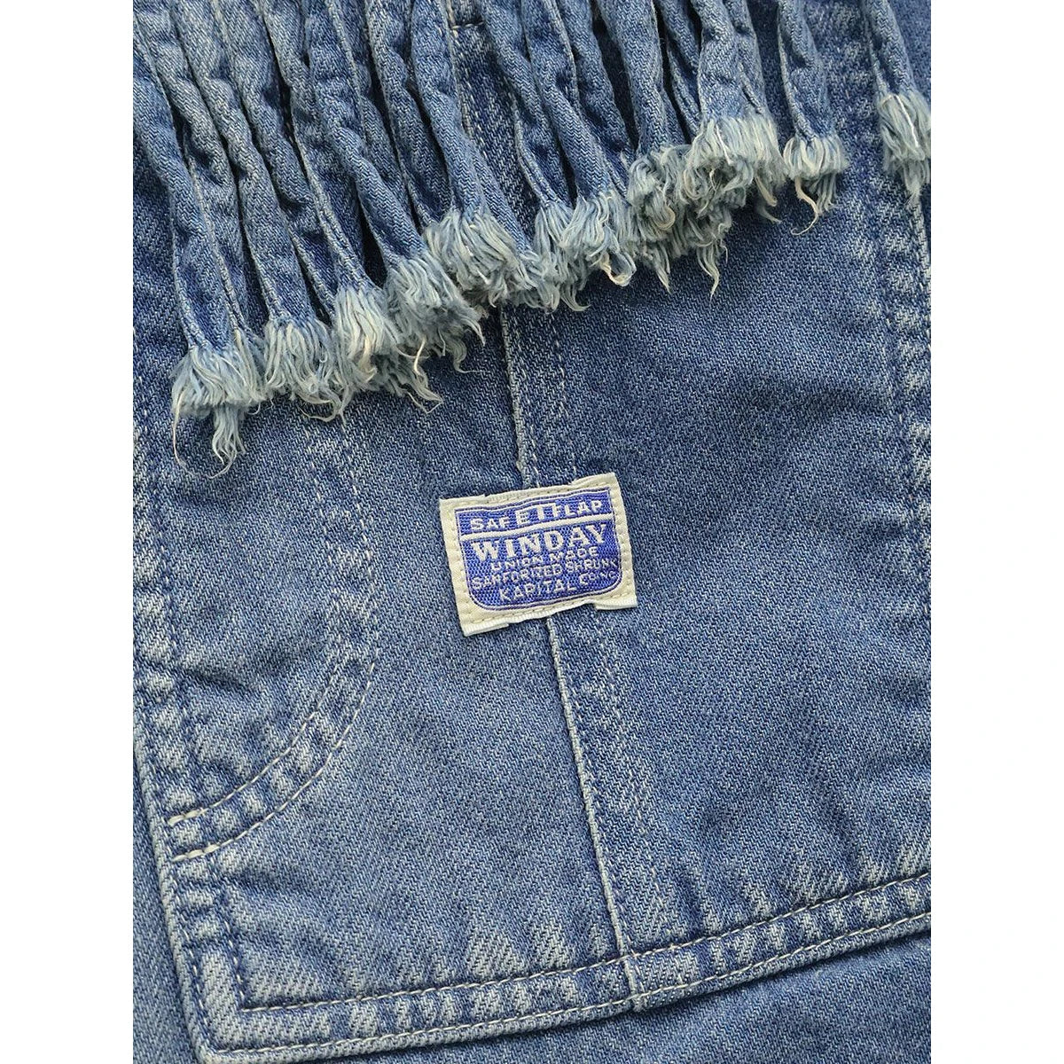 Kapital 11.5oz Denim Fringed Coveralls