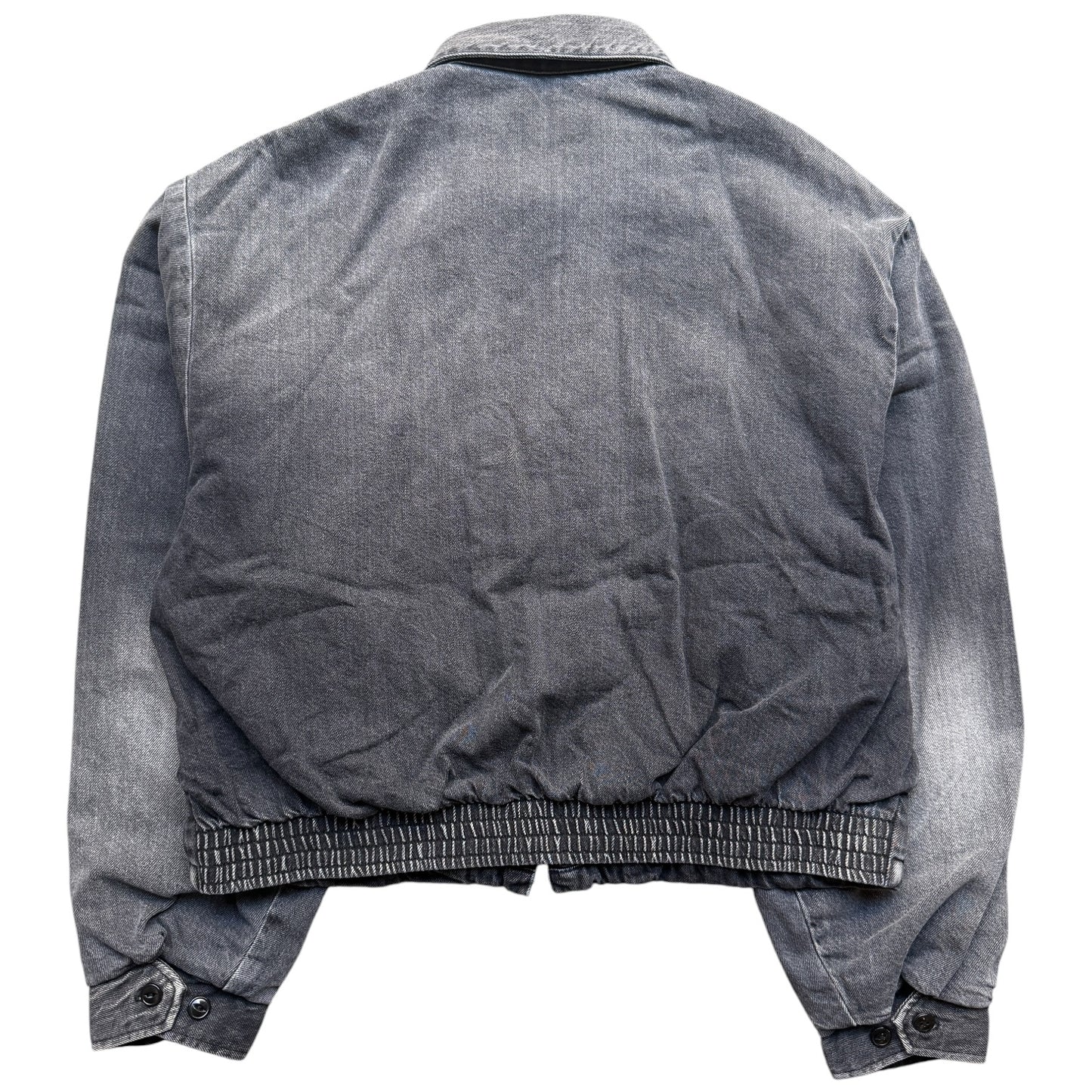 Kapital 11.5oz Black x Black Denim Hacksaw Drizzler Jacket