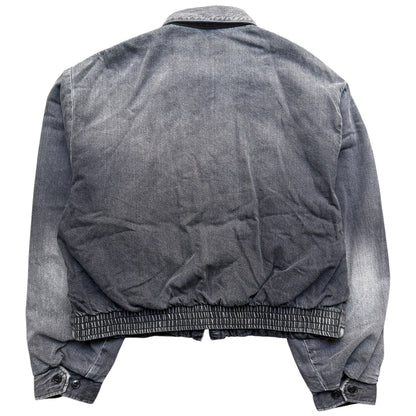 Kapital 11.5oz Black x Black Denim Hacksaw Drizzler Jacket