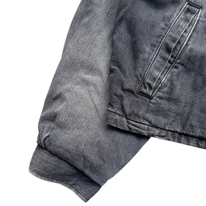 Kapital 11.5oz Black x Black Denim Hacksaw Drizzler Jacket