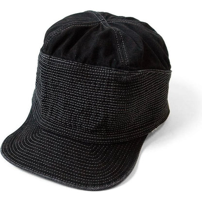 Kapital 11.5oz Black x Black Denim The Old Man & The Sea Cap