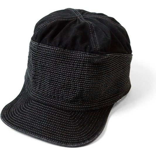 Kapital 11.5oz Black x Black Denim The Old Man & The Sea Cap