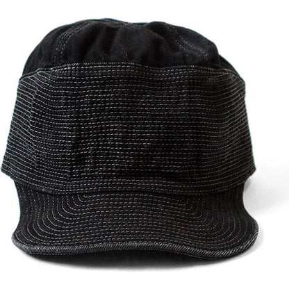 Kapital 11.5oz Black x Black Denim The Old Man & The Sea Cap