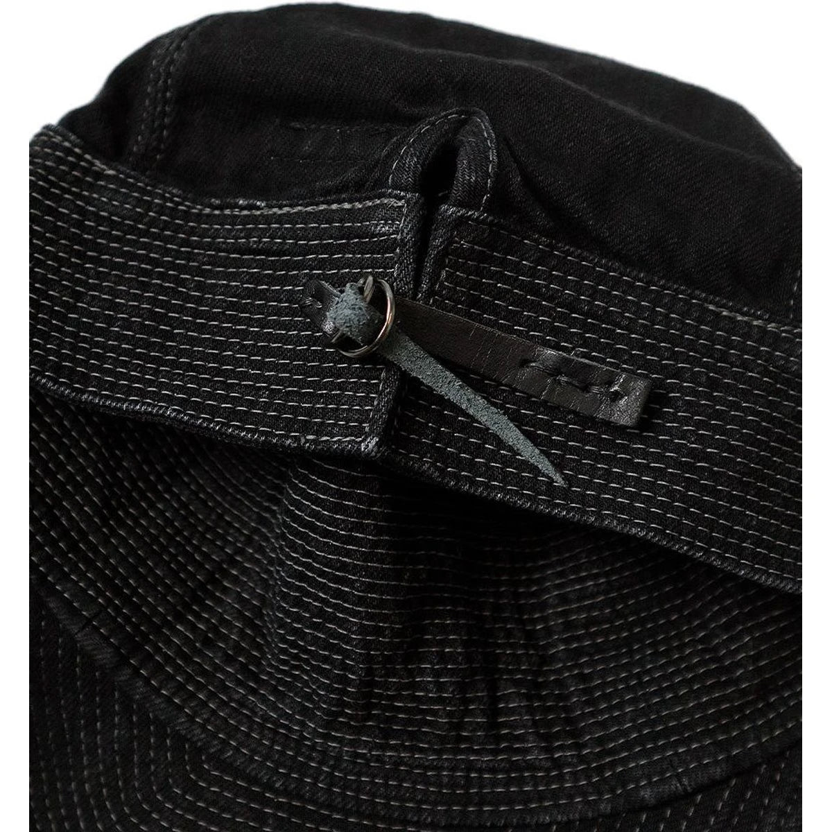 Kapital 11.5oz Black x Black Denim The Old Man & The Sea Cap