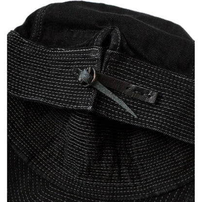 Kapital 11.5oz Black x Black Denim The Old Man & The Sea Cap