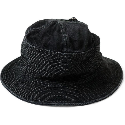 Kapital 11.5oz Black x Black Denim The Old Man & The Sea Hat