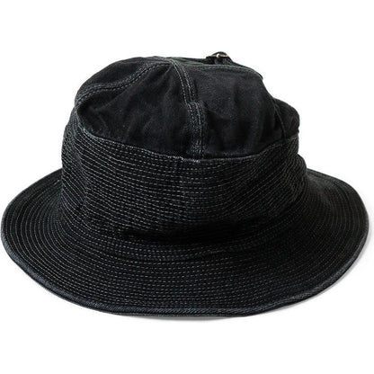 Kapital 11.5oz Black x Black Denim The Old Man & The Sea Hat
