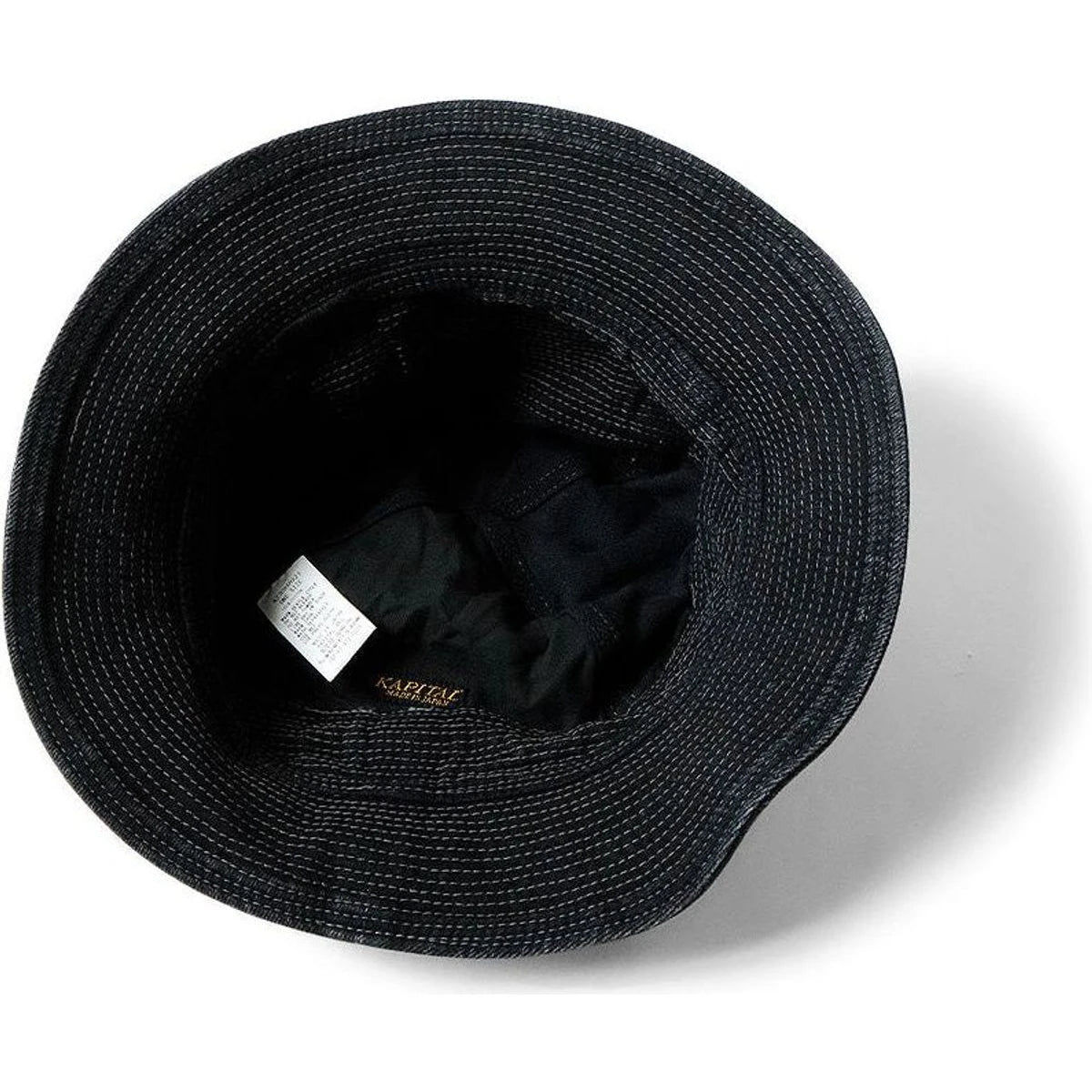 Kapital 11.5oz Black x Black Denim The Old Man & The Sea Hat