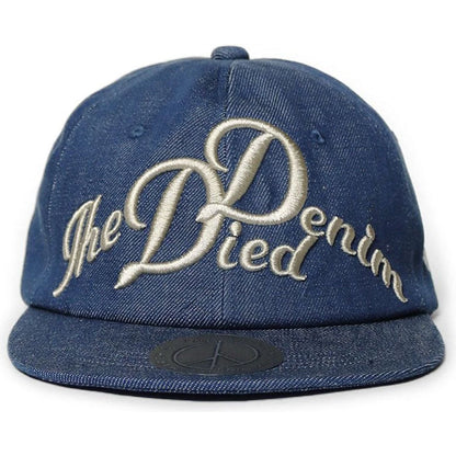 Kapital 11.5oz Denim Baseball Cap (The Denim Died Embroidery)