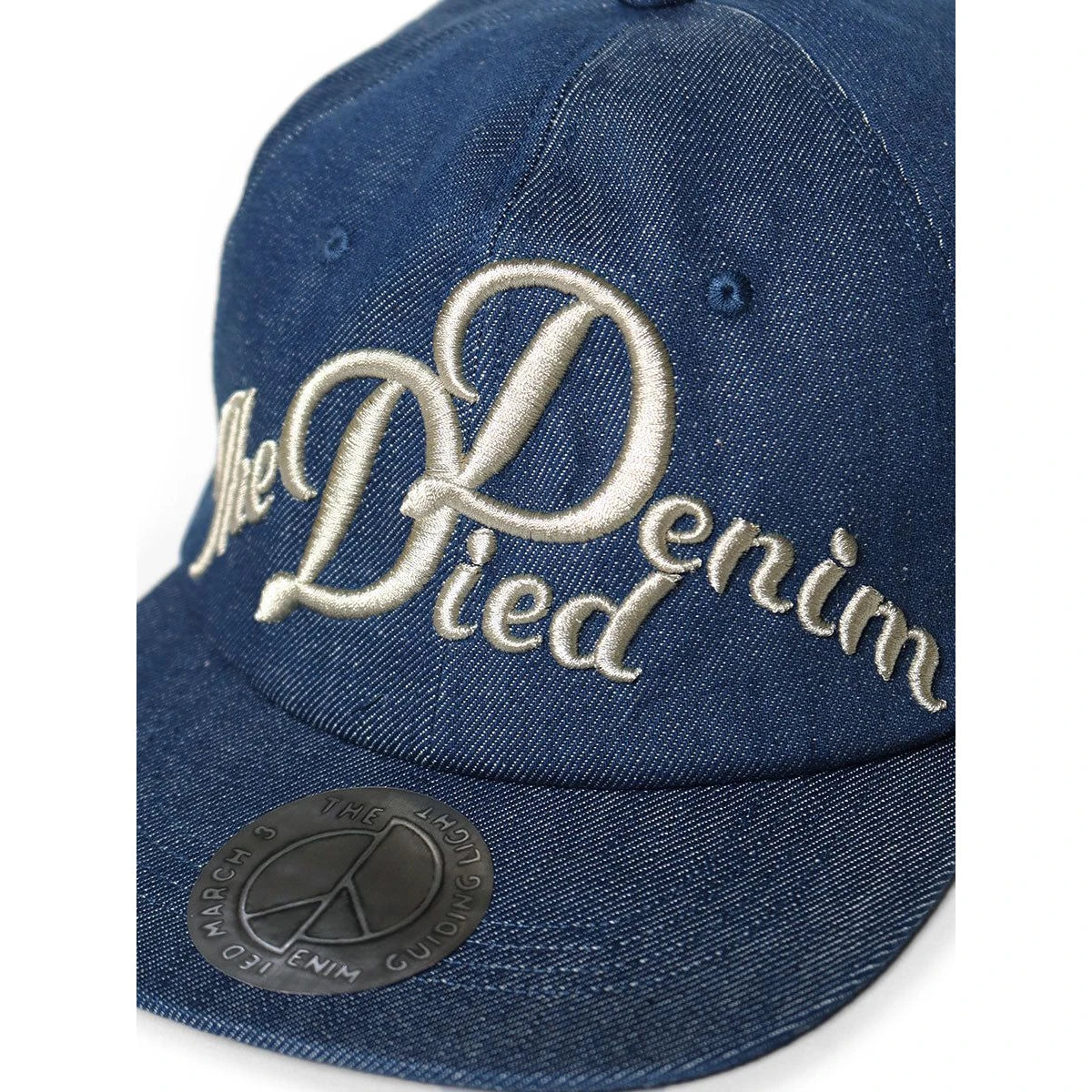 Kapital 11.5oz Denim Baseball Cap (The Denim Died Embroidery)