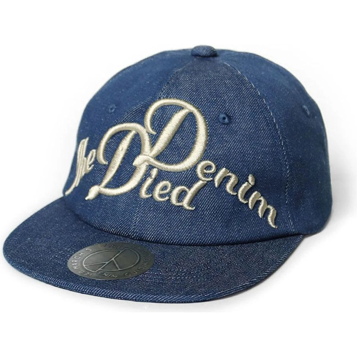 Kapital 11.5oz Denim Baseball Cap (The Denim Died Embroidery) Low