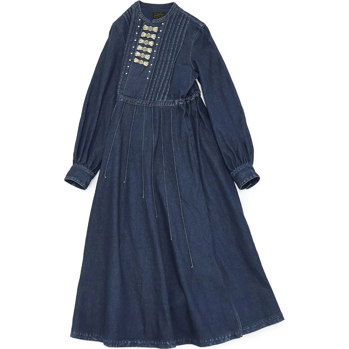 Kapital 11.5oz Denim Butterfly Concho Sundance Dress