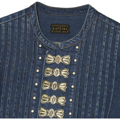 Kapital 11.5oz Denim Butterfly Concho Sundance Dress