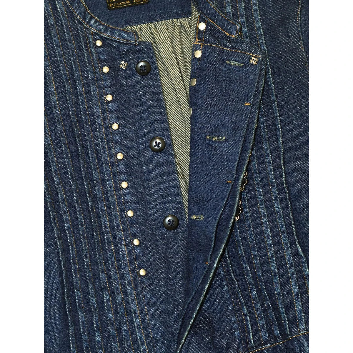 Kapital 11.5oz Denim Butterfly Concho Sundance Dress