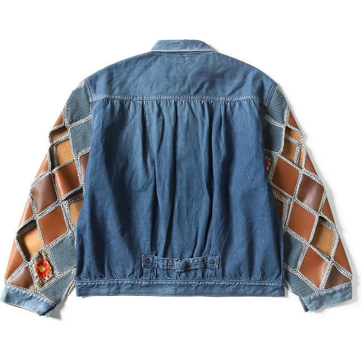 Kapital 11.5oz Denim Hippy Crochet Sleeve 1st Jacket