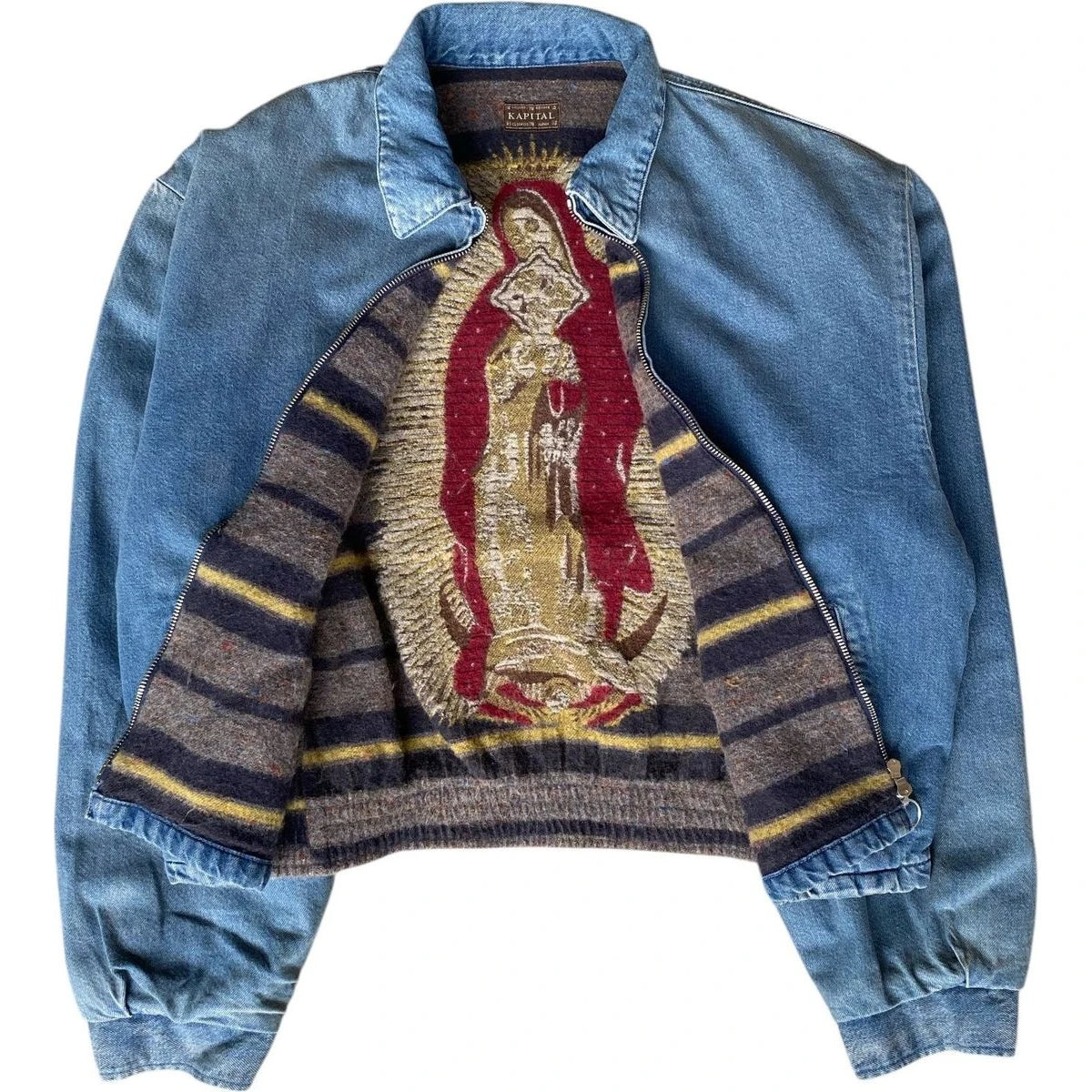 Kapital 11.5oz Denim Lined Drizzler Jacket (Virgin Maria)