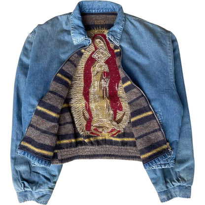Kapital 11.5oz Denim Lined Drizzler Jacket (Virgin Maria)