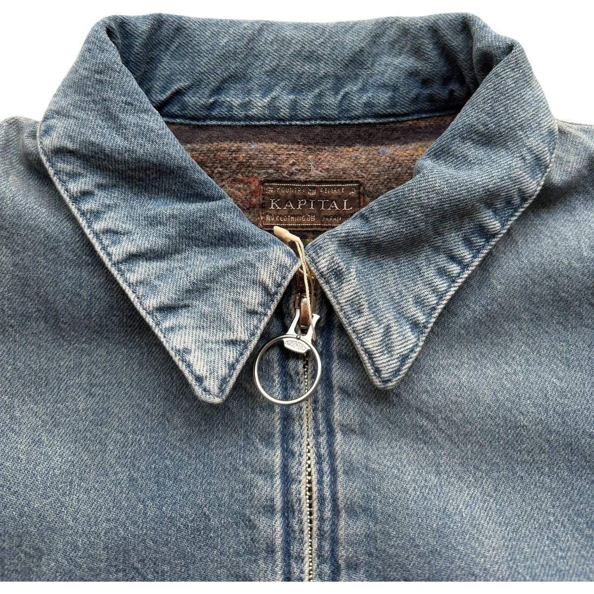 Kapital 11.5oz Denim Lined Drizzler Jacket (Virgin Maria)