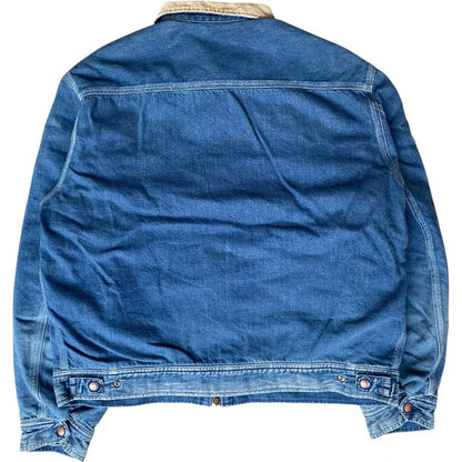 Kapital 11.5oz Denim Lined Reversible Zip-Up Work Jacket (Virgin Maria)