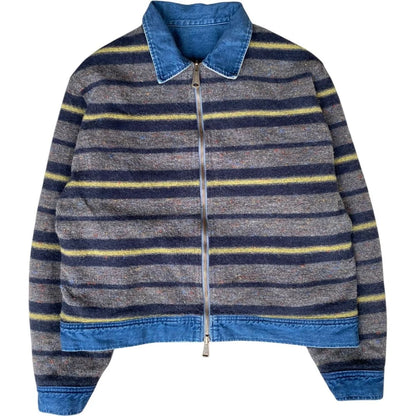Kapital 11.5oz Denim Lined Reversible Zip-Up Work Jacket (Virgin Maria)