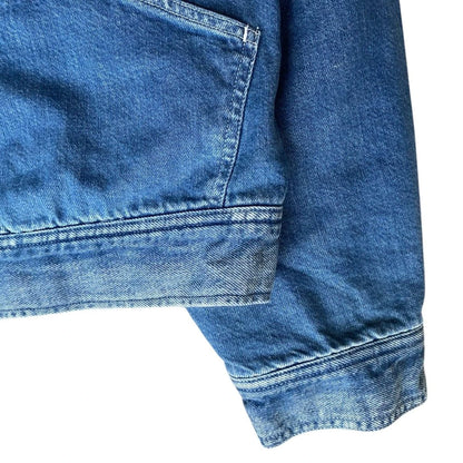 Kapital 11.5oz Denim Lined Reversible Zip-Up Work Jacket (Virgin Maria)