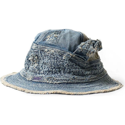 Kapital 11.5oz Denim “The Old Man & The Sea” Hat (Distressed Remake)