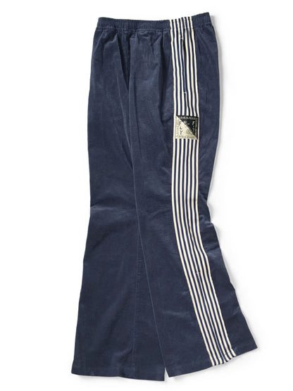 Kapital 11-Wale Stretch Corduroy Track Pants (Banner Stripe)
