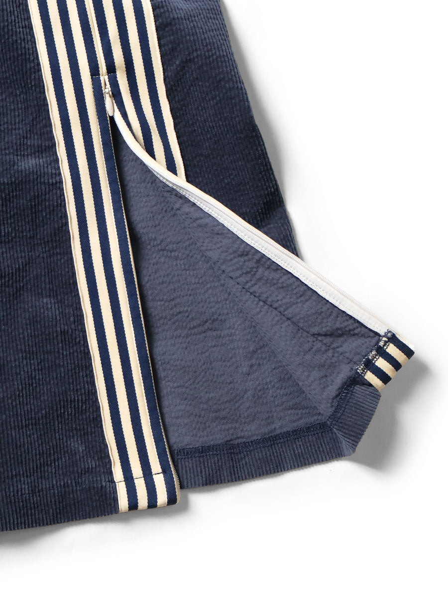 Kapital 11-Wale Stretch Corduroy Track Pants (Banner Stripe)