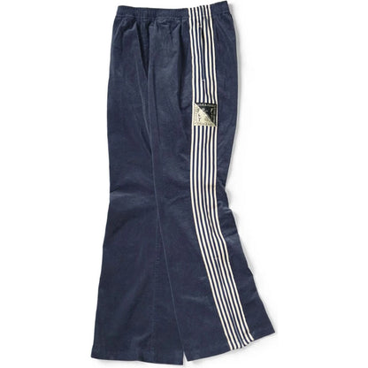 Kapital 11-Wale Stretch Corduroy Track Pants (Banner Stripe)
