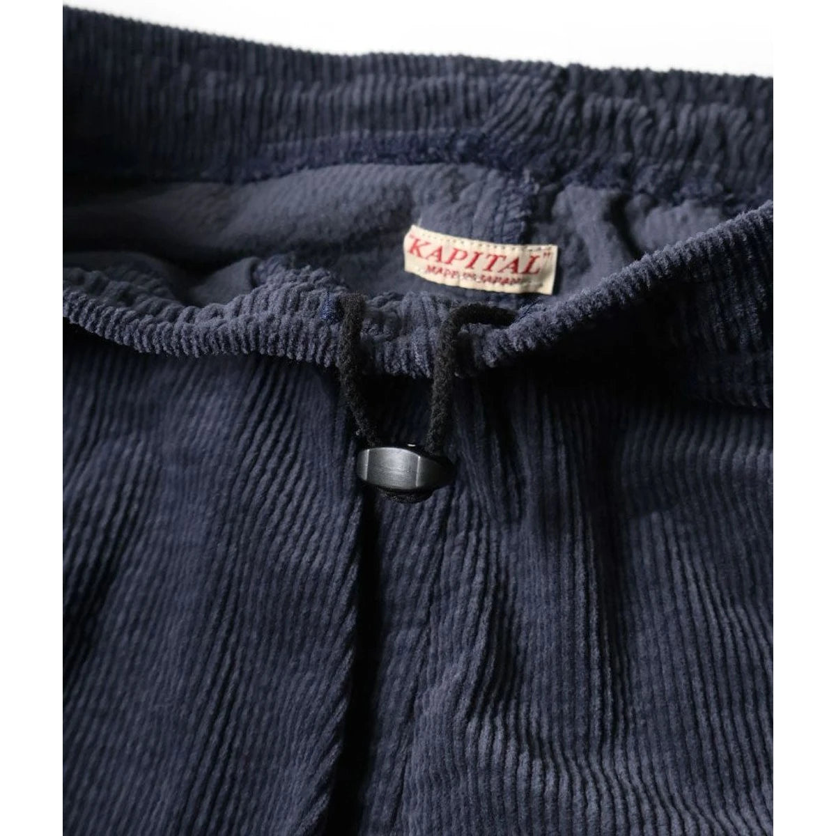 Kapital 11-Wale Stretch Corduroy Track Pants (Banner Stripe)