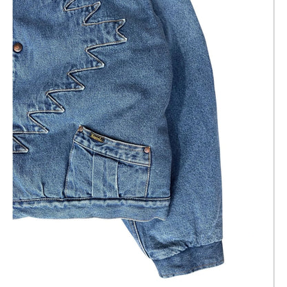 Kapital 12.5oz Broken Denim x Boa Fleece Thunderbird Jacket