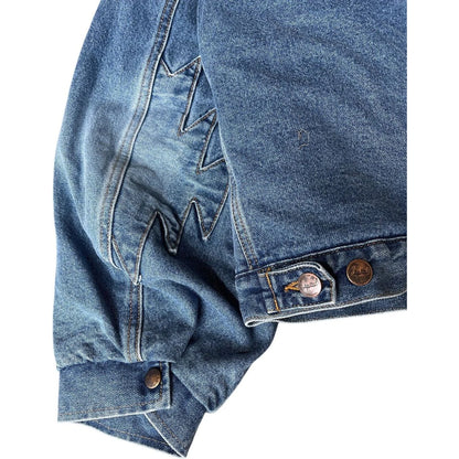 Kapital 12.5oz Broken Denim x Boa Fleece Thunderbird Jacket
