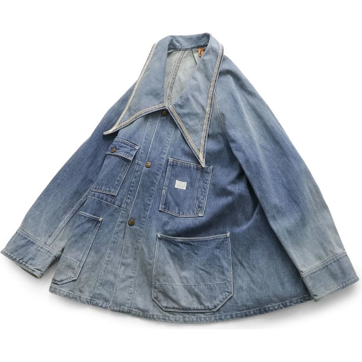 Kapital 12oz Denim Bell Coveralls (Distressed)