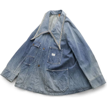 Kapital 12oz Denim Bell Coveralls (Distressed)