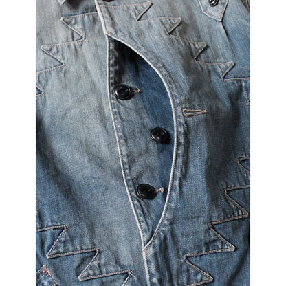 Kapital 12oz Denim Santo Domingo Thunderbird Jacket (Distressed)