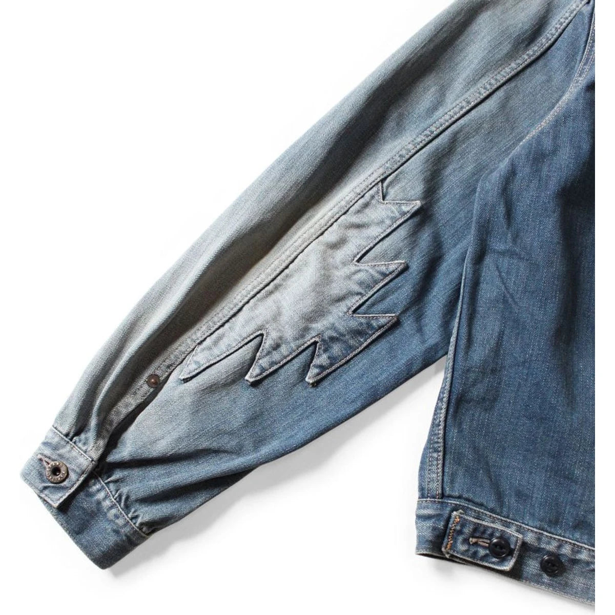 Kapital 12oz Denim Santo Domingo Thunderbird Jacket (Distressed)