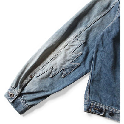 Kapital 12oz Denim Santo Domingo Thunderbird Jacket (Distressed)