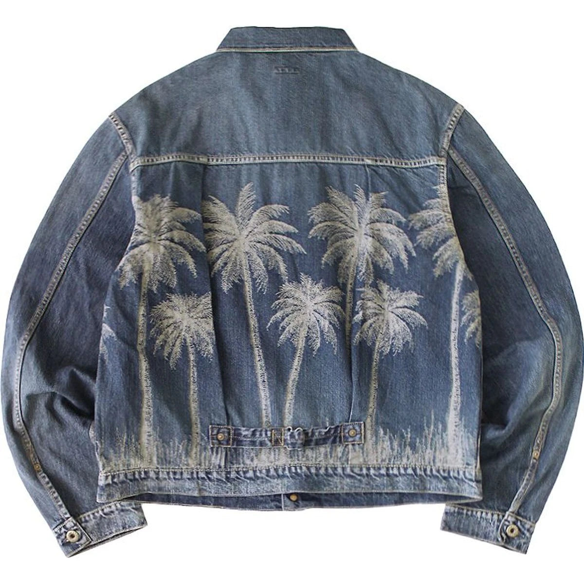 Kapital 12oz Palm Tree Jacquard Denim 1st Jacket