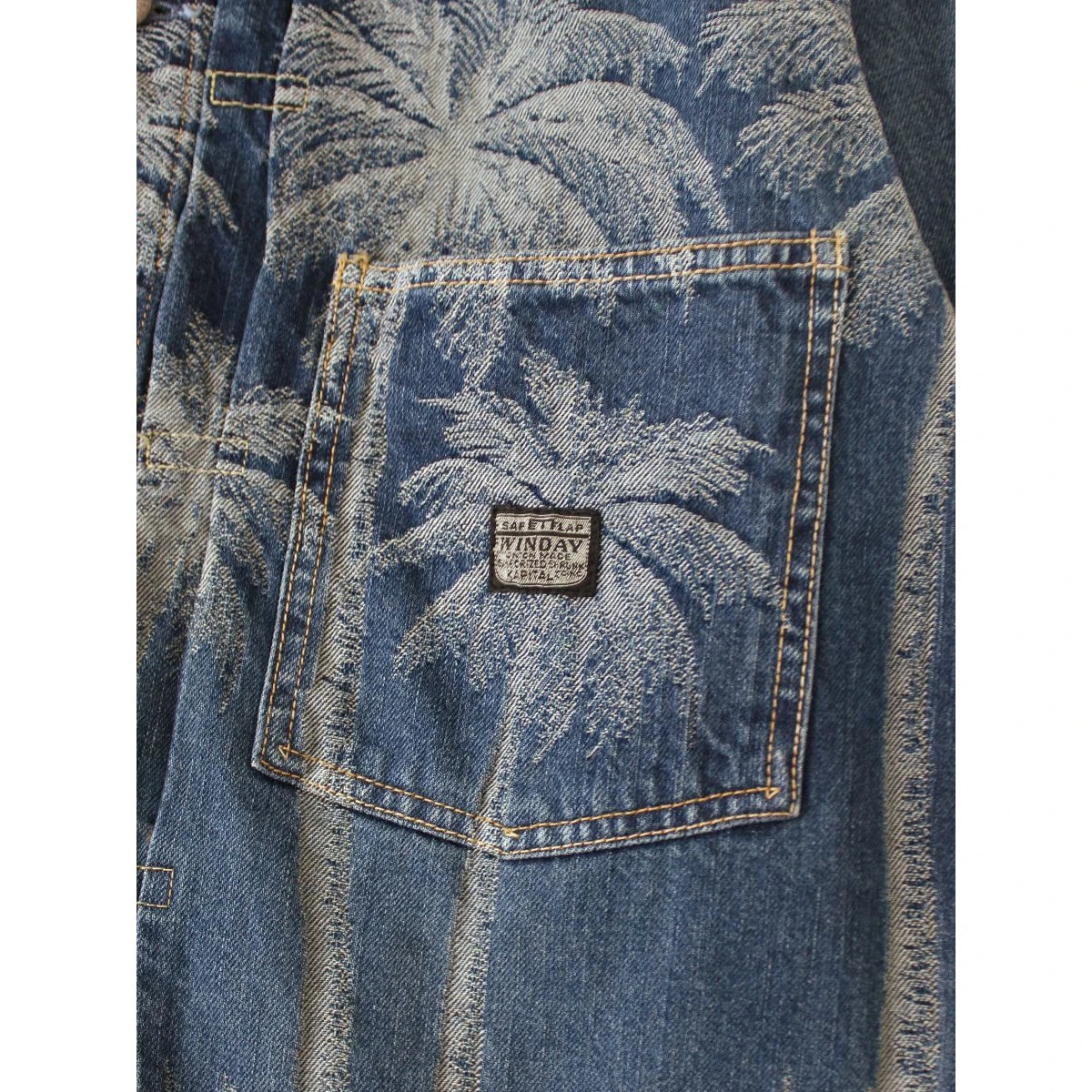 Kapital 12oz Palm Tree Jacquard Denim 1st Jacket