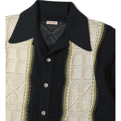 Kapital 12G Crochet Knit Tennessee Aloha Polo