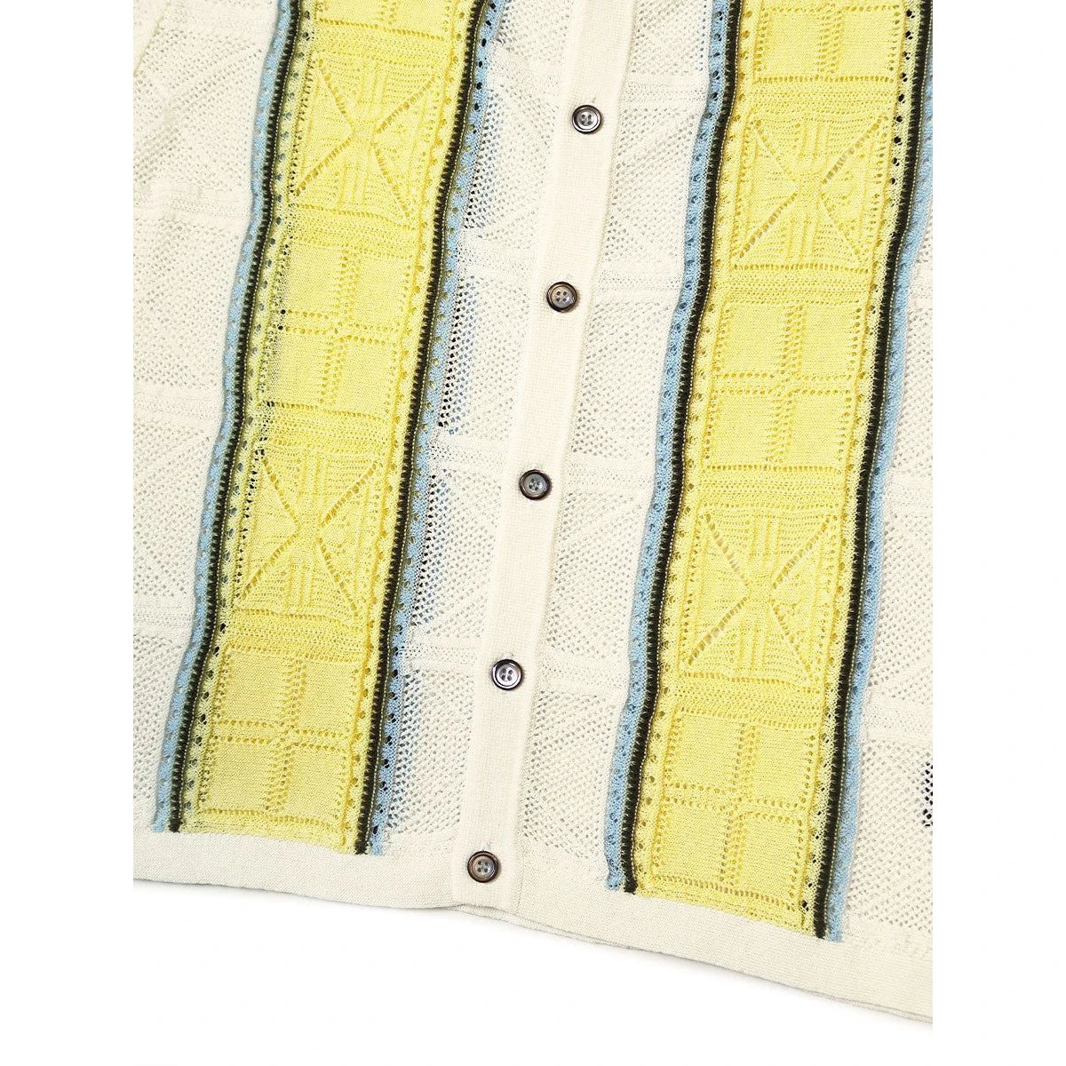 Kapital 12G Crochet Knit Tennessee Aloha Polo
