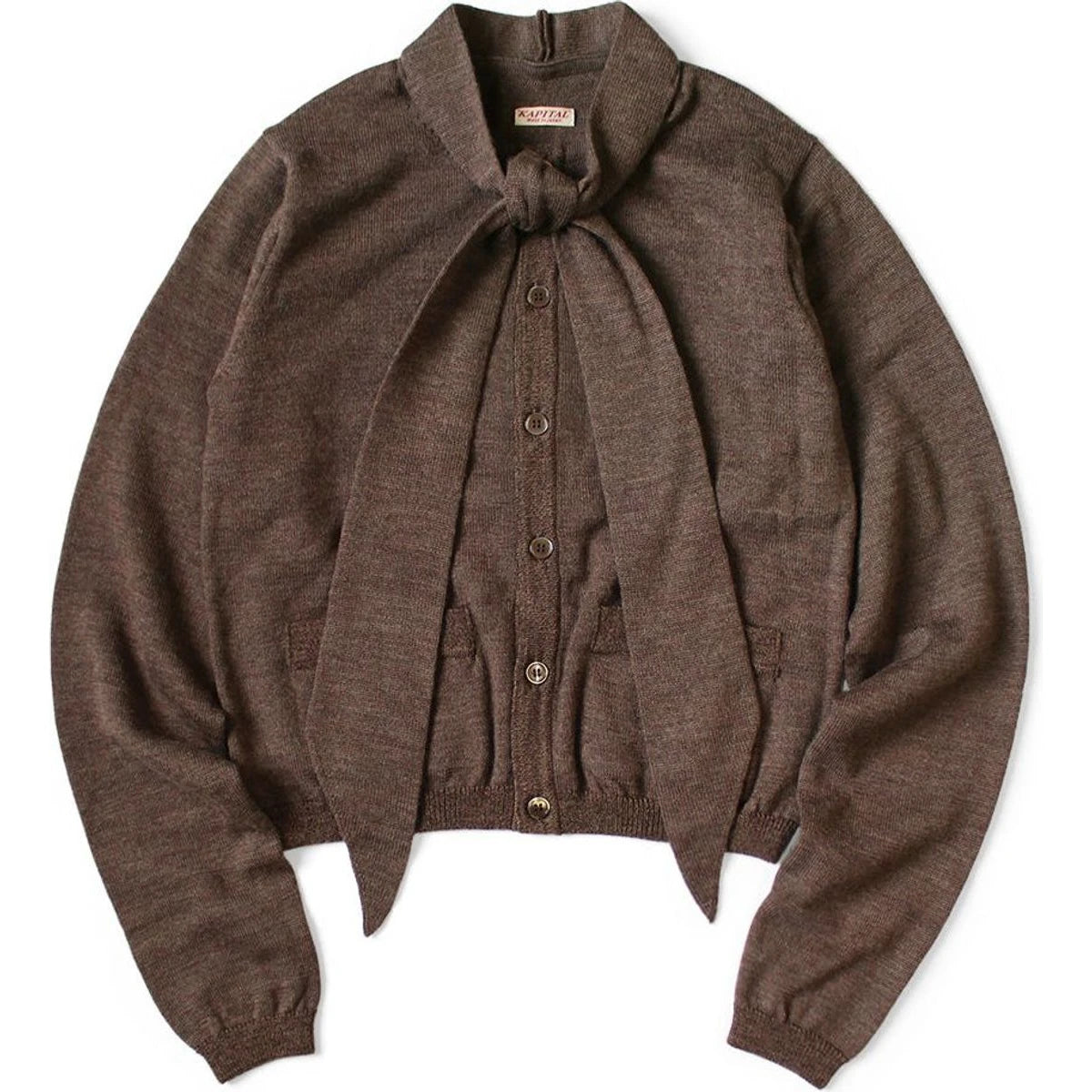 Kapital 12G Knit Bow Tie Cardigan (L`s)