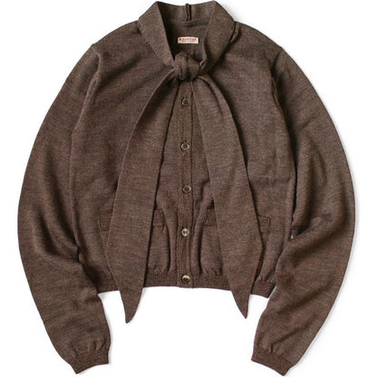 Kapital 12G Knit Bow Tie Cardigan (L`s)