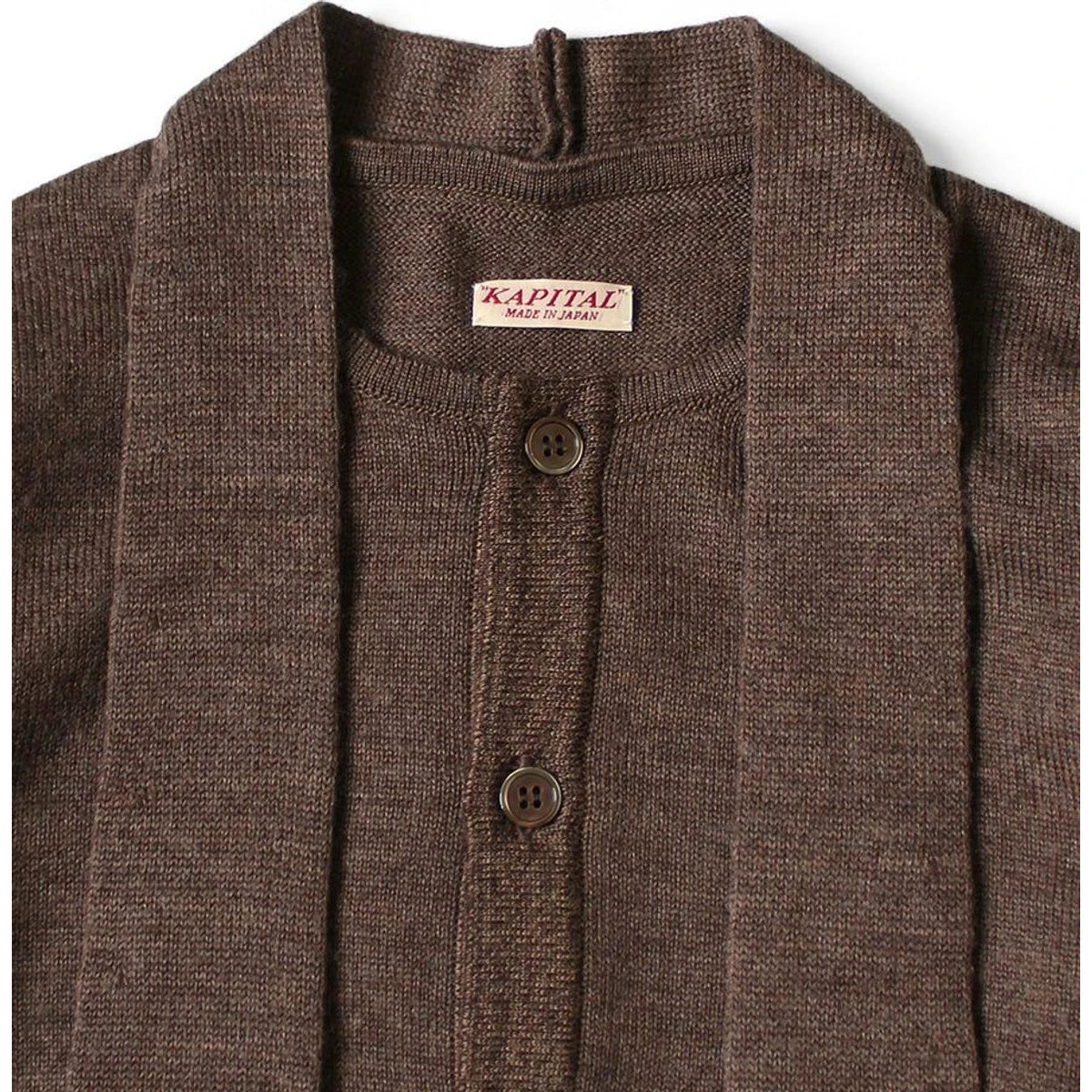 Kapital 12G Knit Bow Tie Cardigan (L`s)